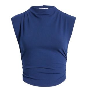 Lindy Ruched Crop Top